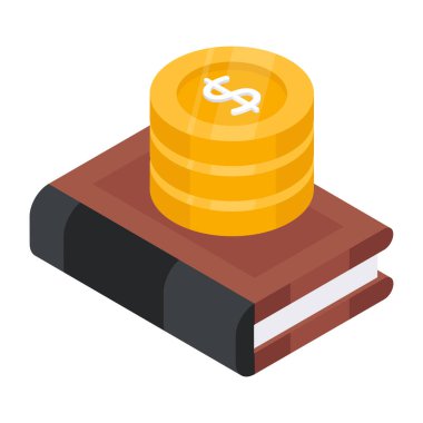 Finans kitabının eşsiz tasarım simgesi