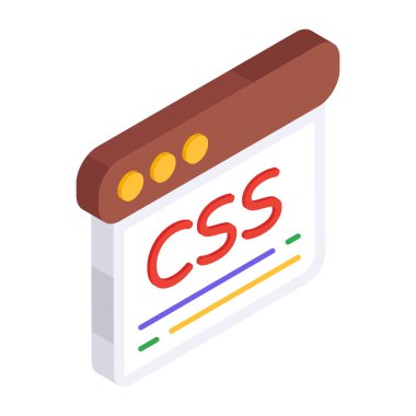 css web sitesinin mükemmel tasarım simgesi 