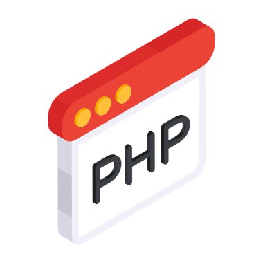 php web sitesinin mükemmel tasarım simgesi 