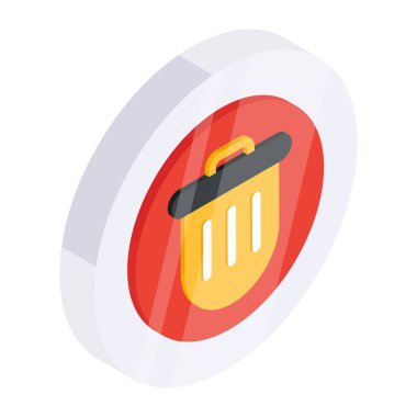 Geri dönüşüm kutusunun vektör tasarımı