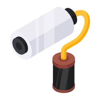 Boya silindirinin mükemmel tasarım simgesi