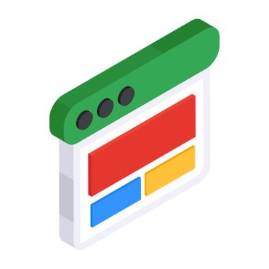 Modern design icon of web design 