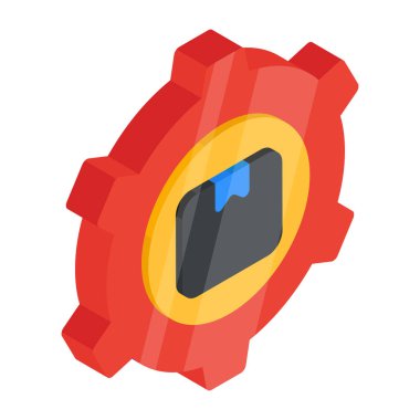 Trendy design icon of parcel management 