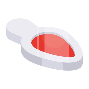 Unique design icon of spoon