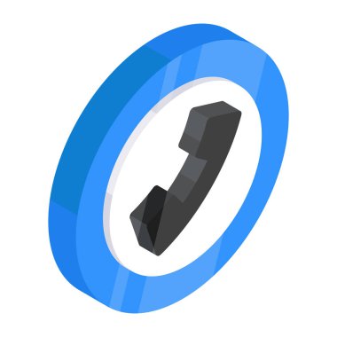 Telefon görüşmesinin düz tasarım simgesi