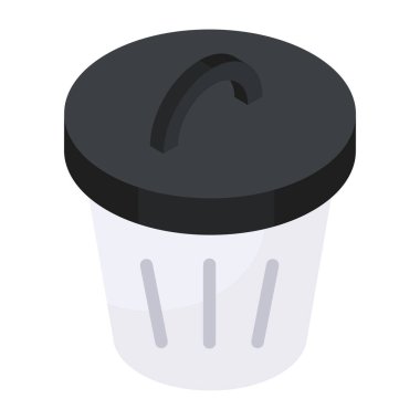 Geri dönüşüm kutusunun vektör tasarımı