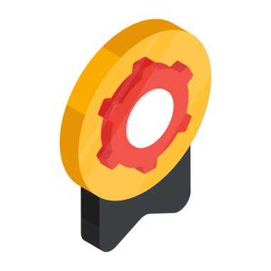 Rozet ayarlarının düzenlenebilir tasarım simgesi 