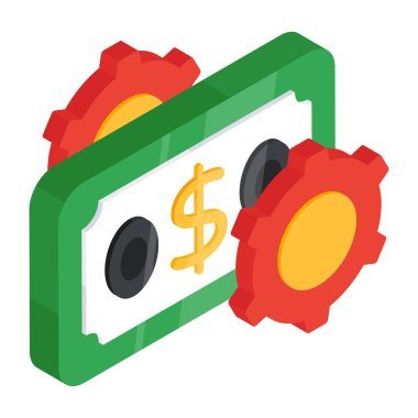 Para yönetiminin moda tasarım simgesi 