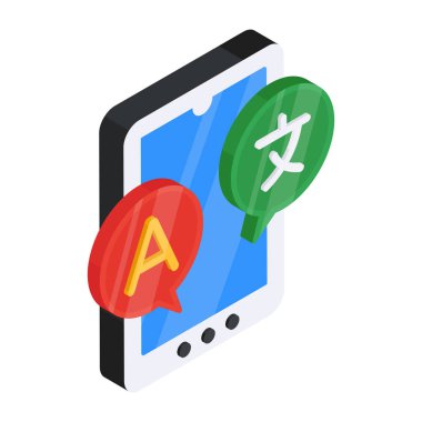 Dil çevirmeninin en iyi tasarım simgesi 