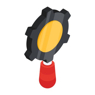 Arama motoru optimizasyonunun düzenlenebilir tasarım simgesi 