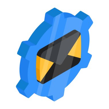 Posta ayarlarının premium indirme simgesi 