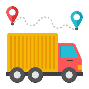 Kargo takibinin mükemmel tasarım simgesi 