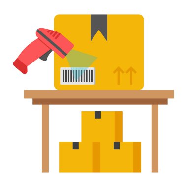 An icon design of barcode tracking