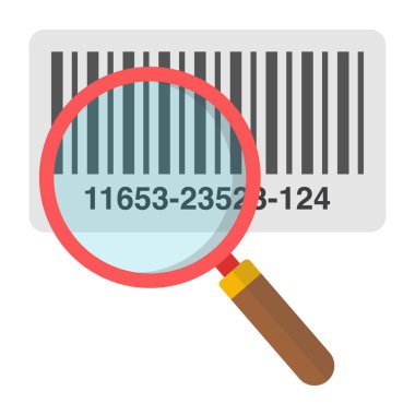 An icon design of barcode tracking