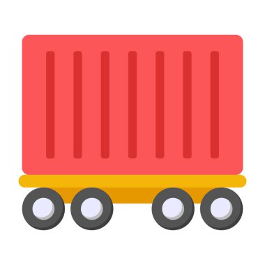 Yük treninin moda tasarım simgesi 