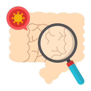 Bağırsak analizinin kaliteli indirme simgesi 