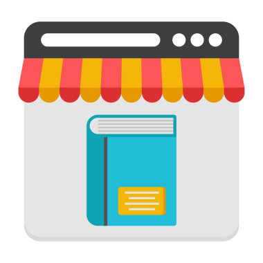 Web kitabının modern tasarım simgesi