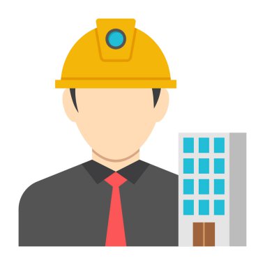 Avatar başlık takıyor, mühendis simgesi. 