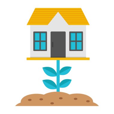 Ev büyümesinin mükemmel tasarım simgesi