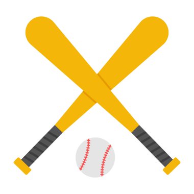 Beyzbolun düzenlenebilir tasarım simgesi 