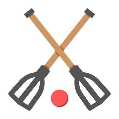 süpürgenin düz dizayn simgesi 