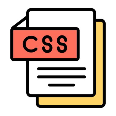 css dosyasının düzenlenebilir tasarım simgesi