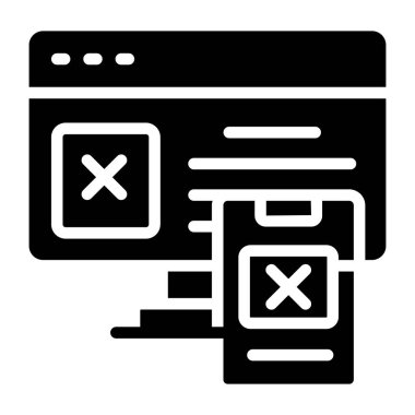 Karşılıklı tasarımın katı bir tasarım simgesi