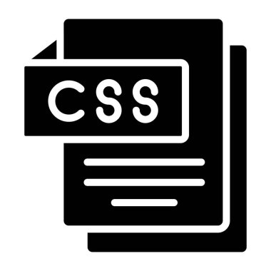 css dosyasının düzenlenebilir tasarım simgesi