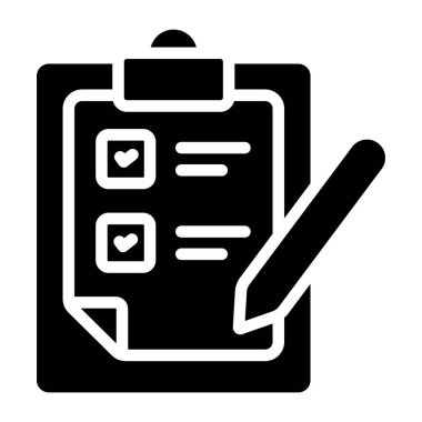 Kontrol listesinin premimium indirme simgesi 