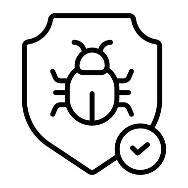 Hata güvenliğinin düzenlenebilir tasarım simgesi