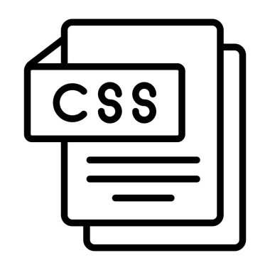 css dosyasının düzenlenebilir tasarım simgesi