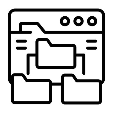 Dizin ağının bir simge tasarımı 