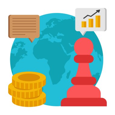 başarı düz simgesi, vektör 