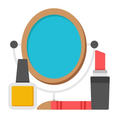 Makyaj fırça vektör simgesi