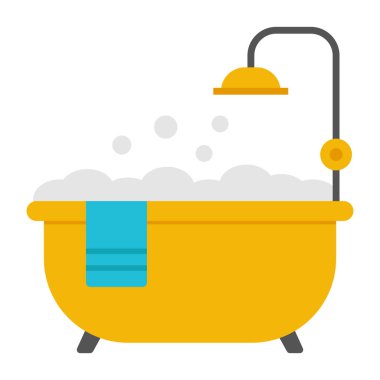 buhar banyosu vektör simgesi