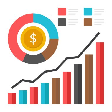 ticari grafik vektör simgesi
