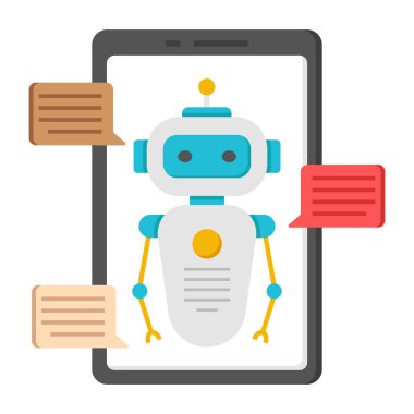 Akıllı telefonlu yapay zeka robotu