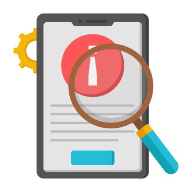 Büyüteç ile cep telefonu