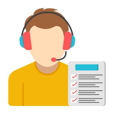 laptop ve kulaklık ile adam