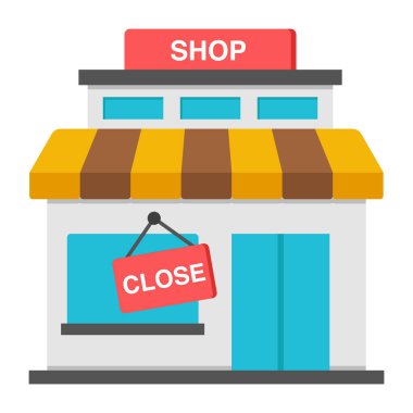 dükkan vektör tasarımı
