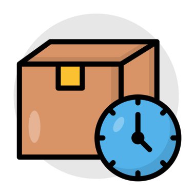 Perfect design icon of delivery time