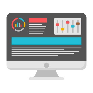 Gösterge panelinin bir simge tasarımı