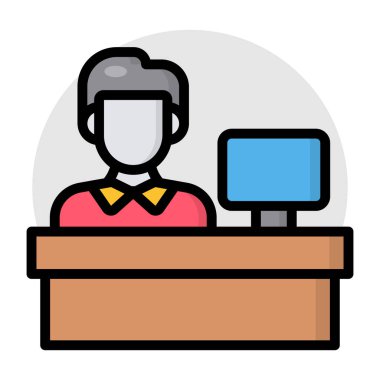 Çıkış sayacının moda tasarım simgesi 