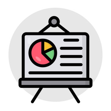 İş sunumunun trend vektör tasarımı 