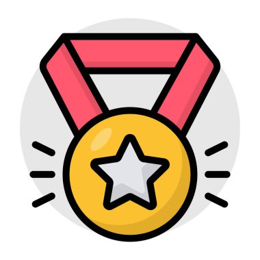 Madalya için son moda vektör tasarımı