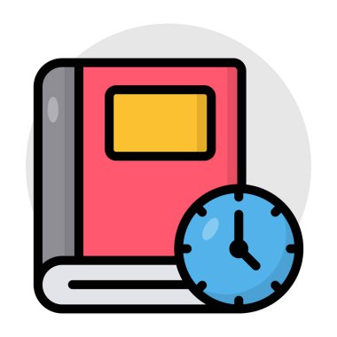 Çalışma zamanı simgesinin yaratıcı tasarım vektörü