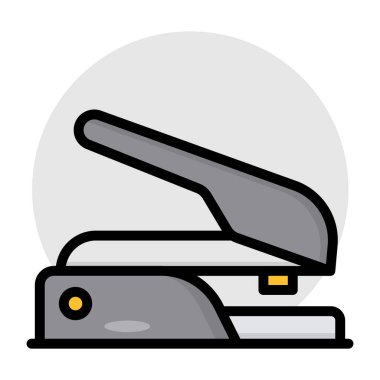 Zımbanın modern tasarım simgesi 