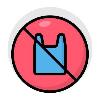 Poşetsiz modern tasarım simgesi