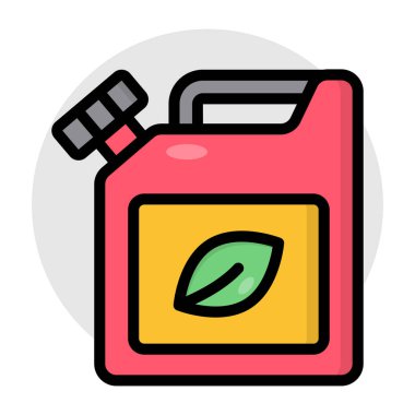 Trendy design icon of jerrycan 