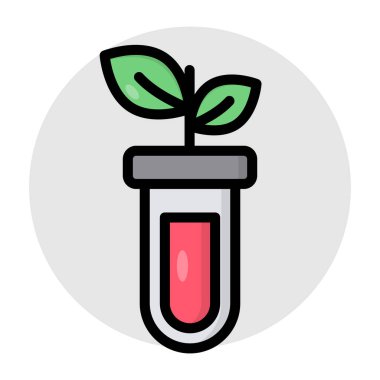Perfect design icon of botanical tube 